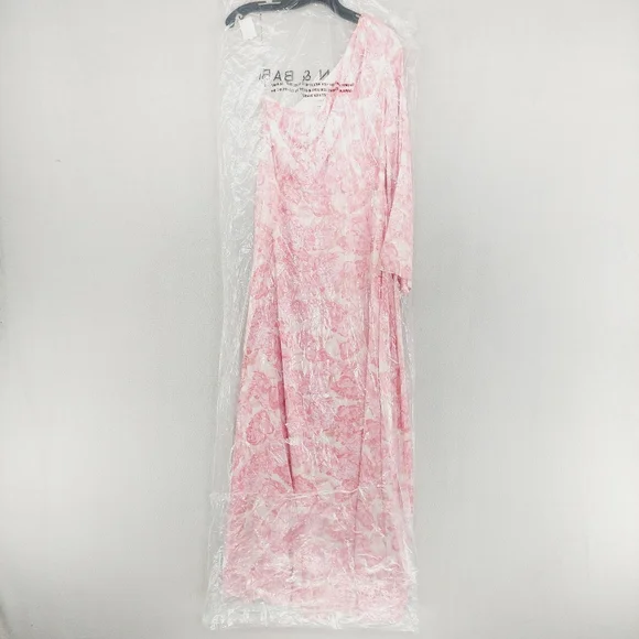 Sachin + Babi Pink Floral One-Shoulder Maxi Dress - Picture 3 of 10